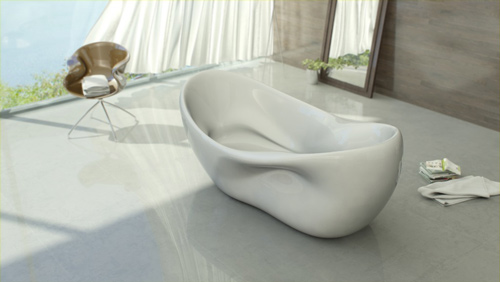 idéias charme nuvist para banheiras modernas