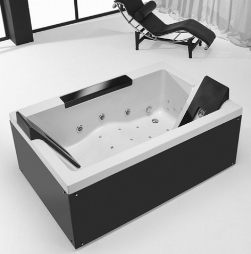 ideias de design de banheiras modernas para dois espaços sanindusa