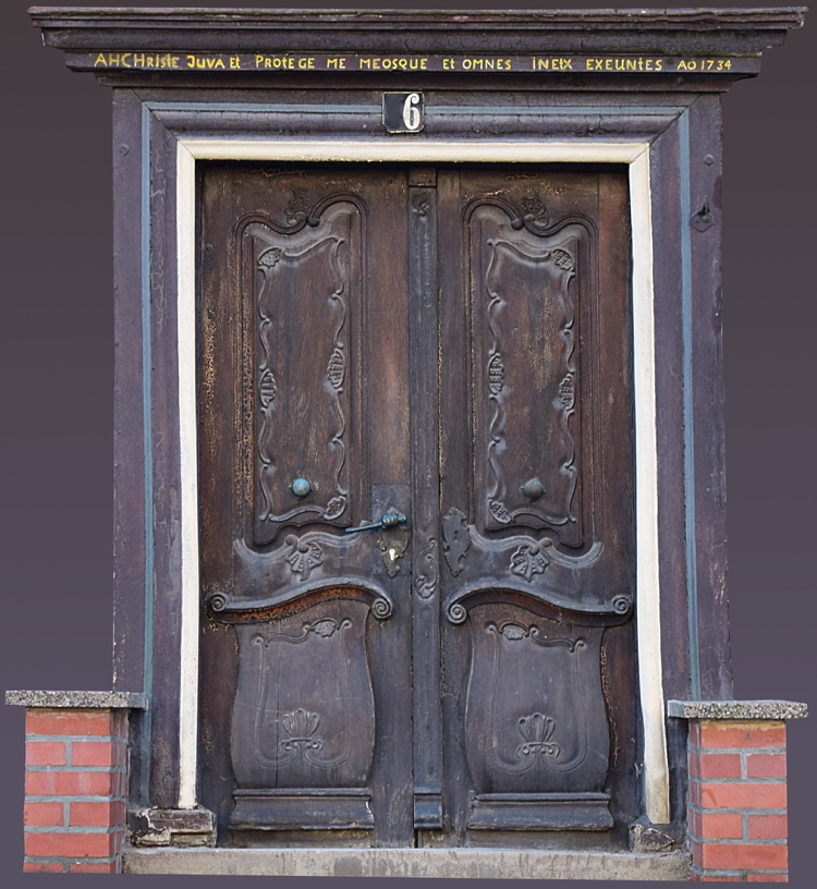 porta da frente antiga de madeira maciça ornamentos art nouveau folha dupla