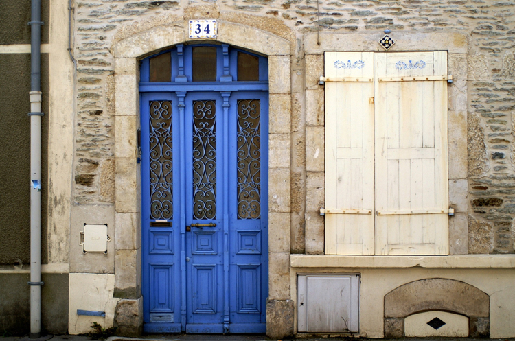 portas da frente de madeira maciça art nouveau vidro azul antigo