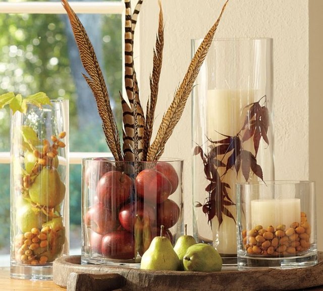 decorativos-vivos-acessórios-vidro-vasos-outono-deco-maçãs-nozes