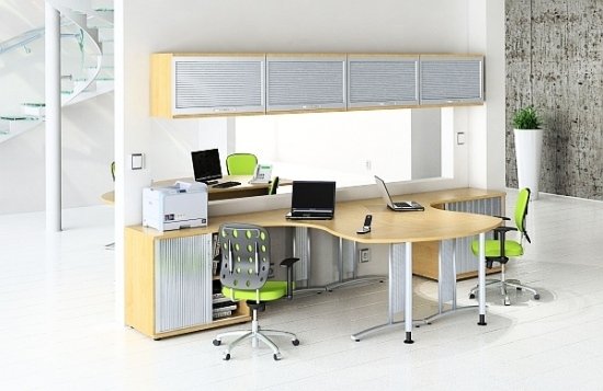 Viver ideias para casa escritório - verde limão - móveis modernos