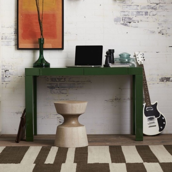 Viver ideias escritório em casa design moderno de banquinho verde