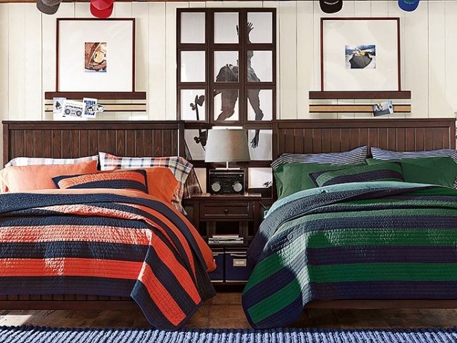cama-com-cama-box-quarto-móveis-irmãos-meninos-skatista-mural