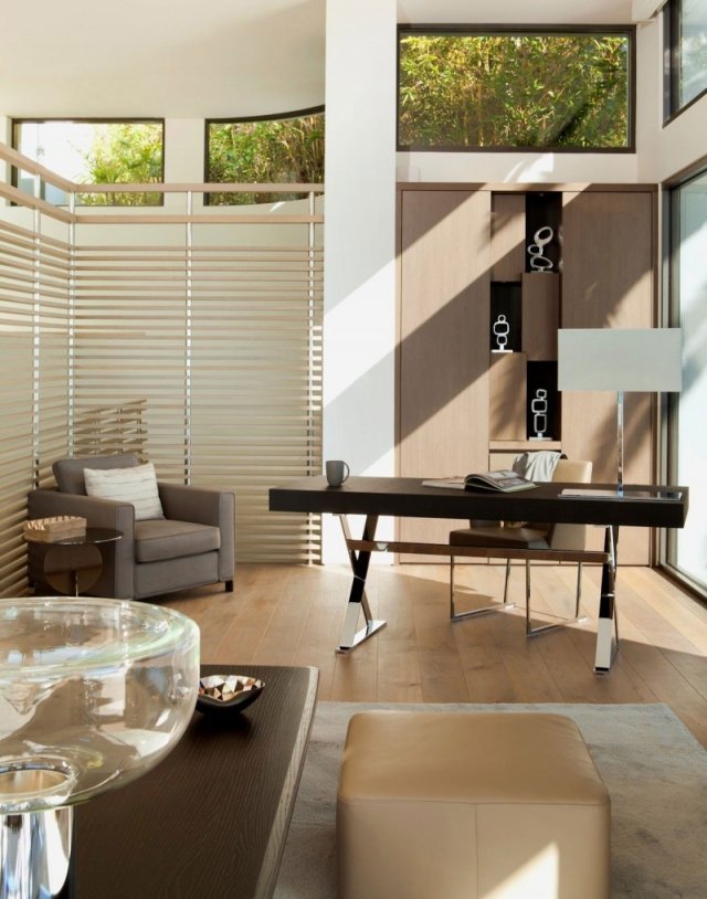 casa moderna home office desk window