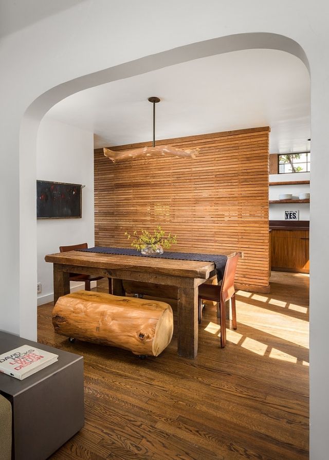 móveis modernos banco de madeira real para sala de jantar