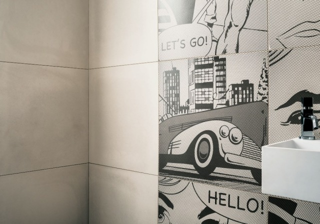 Nolita ideias banheiro design moderno azulejos de parede grafiti deko