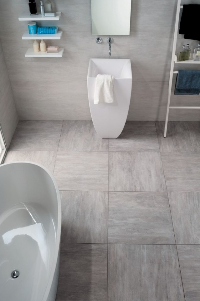 Idéias de design de banheiro da série Oxy parede de piso moderna