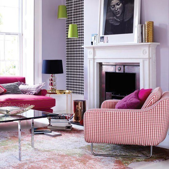 Idéias para sala de estar, design moderno com padrão de sala de estar