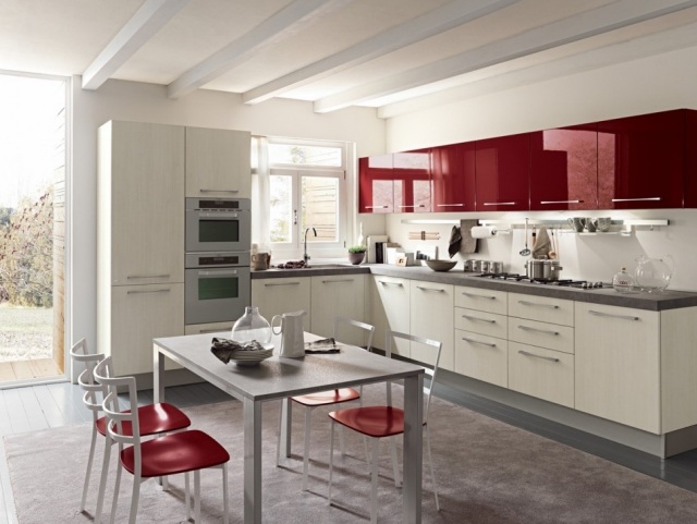 Elementos de armazenamento cozinha moderna-colombini casa combinações de tendências-cores de estilo de vida