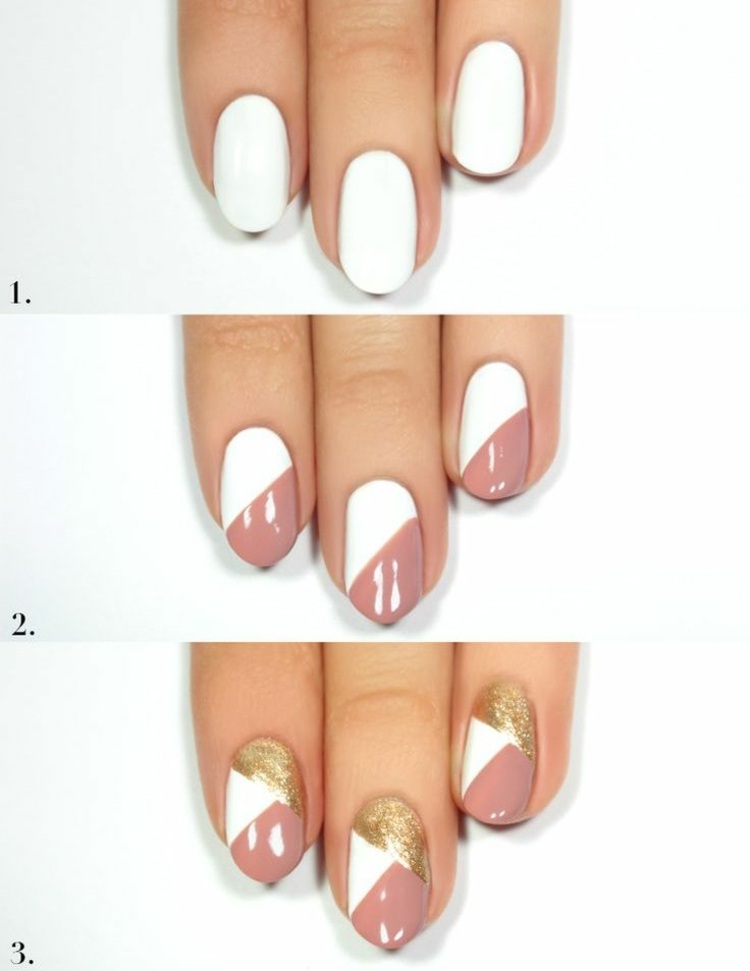 unhas design-ideias-elegante-glamour-instruções-faça-você-mesmo-beleza