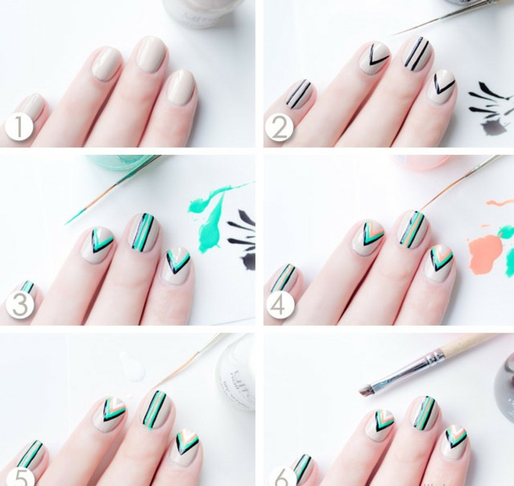 unhas design-ideias-instruções-faça-você-mesmo-fácil-cuidados de beleza