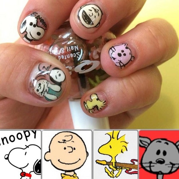 Estilo de design de unhas da Disney World Channel Television