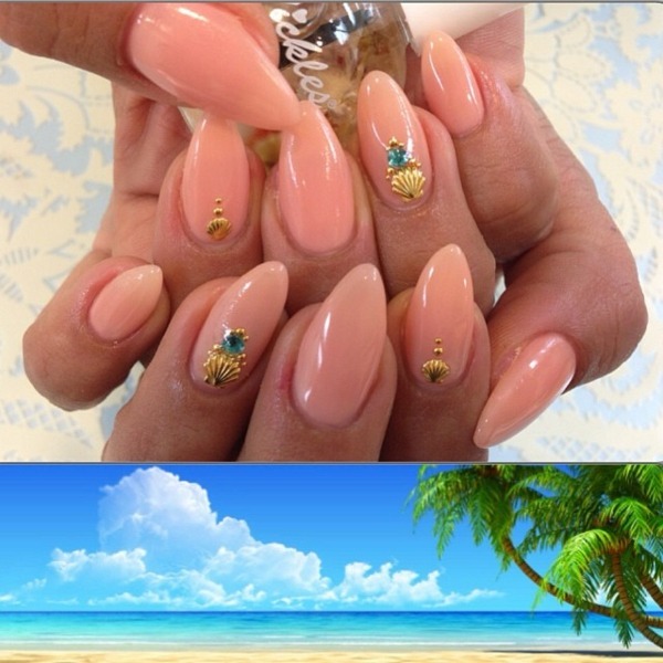 Desenhos de unhas de Palm Beach Sea Animals