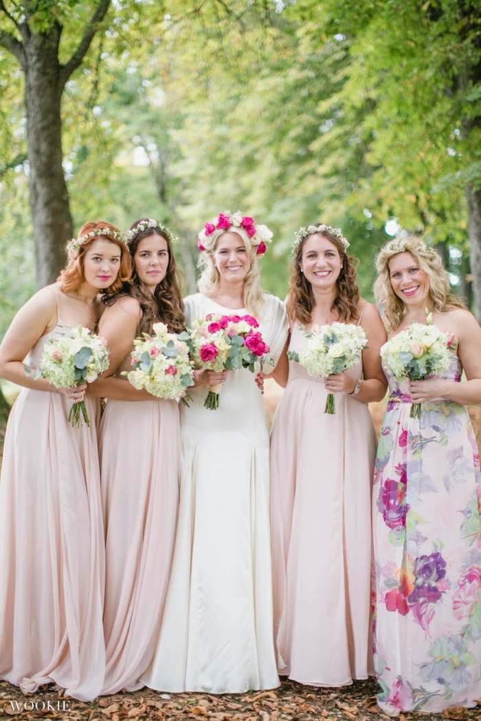vestidos-de-casamento-floral-casamento-acessórios-dama de honra-rosa