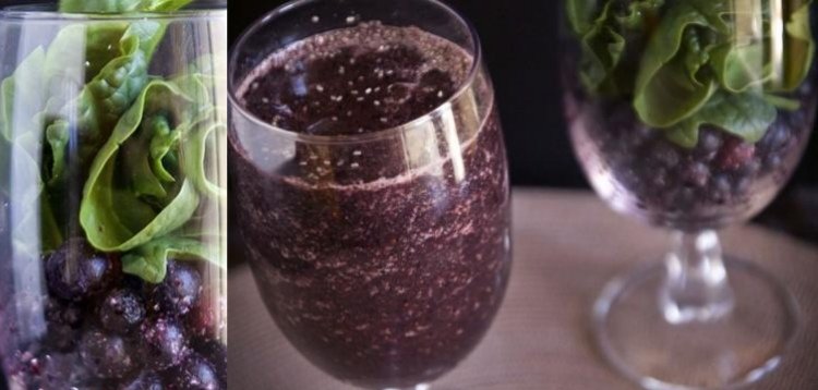 desintoxicação-receitas-smoothie-mirtilo-espinafre-chia-sementes