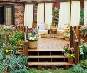ideias para renovar o terraço de madeira após a decoração geral