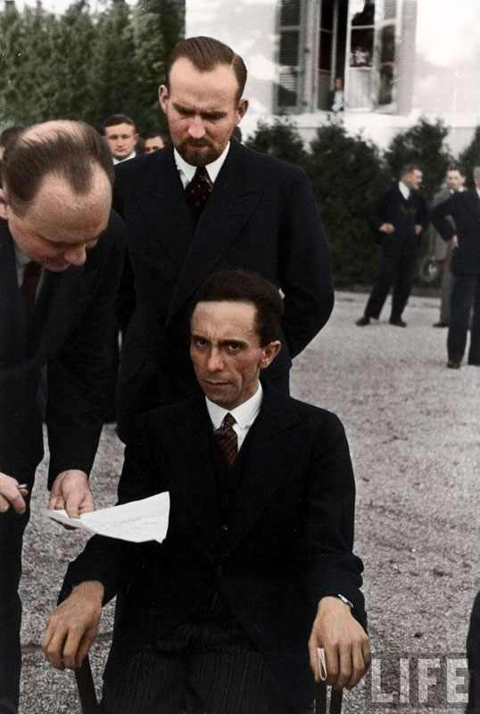fotos coloridas Joseph Goebbels photography
