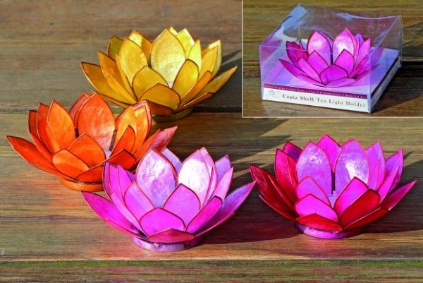 decoração variante colorida de flores tealich mesa de páscoa