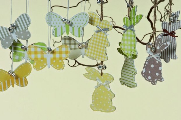 ideias para a páscoa com decoração de coelhinho da páscoa para pendurar
