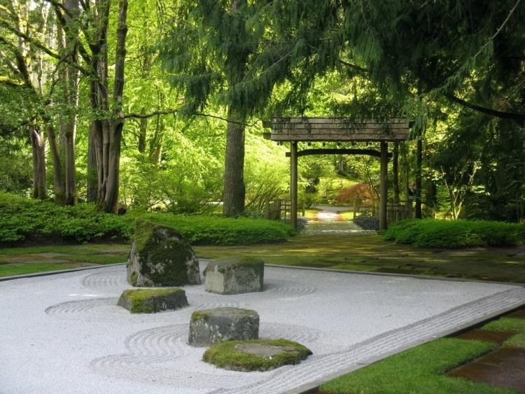 japoneses-jardim-lay-out-simples-planície-cascalho-pedras-areia-gramado-floresta-paisagem