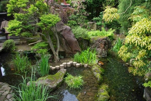 16 etapas para jardim japonês criando lago de água