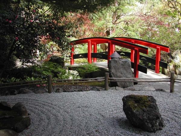 16 passos para ponte em forma de jardim japonês