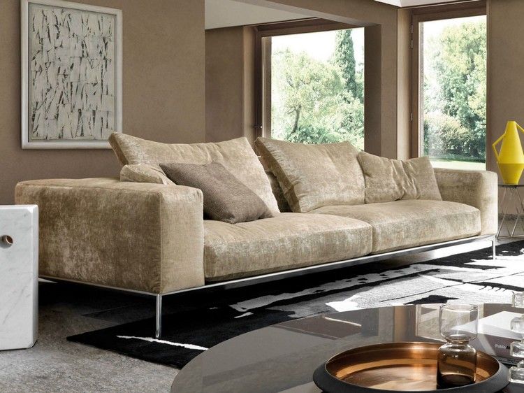 mobiliário de design moderno 2015-sala-sofá-estrutura de metal-SAVOYE-Desiree