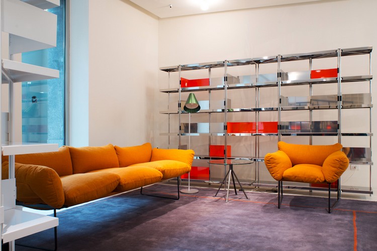 móveis de design moderno - sala de estar-poltrona-sofá-domus-driade-elisa