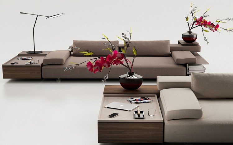 mobiliário de design moderno 2015-sofá-integrado-prateleiras-código-enne