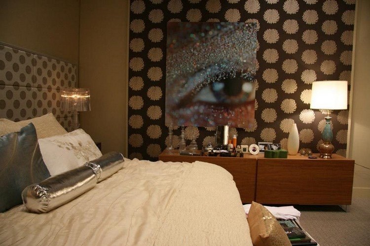 inspiração de quarto serena gossip girl ideia de decoração de parede mural