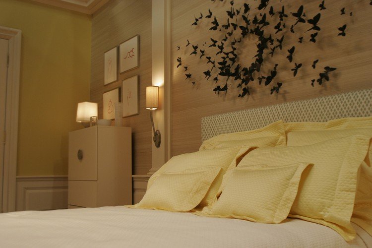 inspiração no quarto gossip girl serena decoração da parede do quarto borboletas
