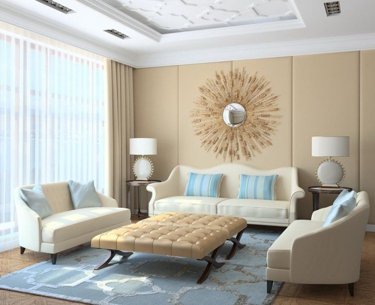 moderna-sala-neutra-cores-elegante-bege-bebê-azul-claro-carpete