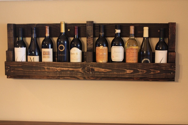 ideias para euro-paletes no armazenamento interior de vinho