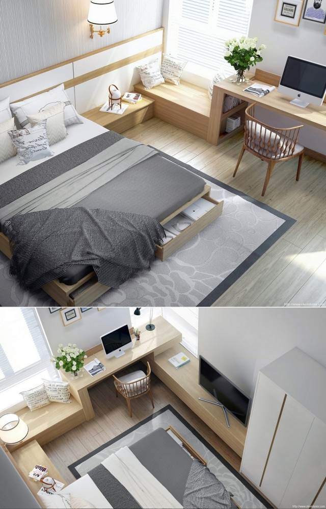 pequeno-quarto-cama-cama-armazenamento-mesa-banco-continuação