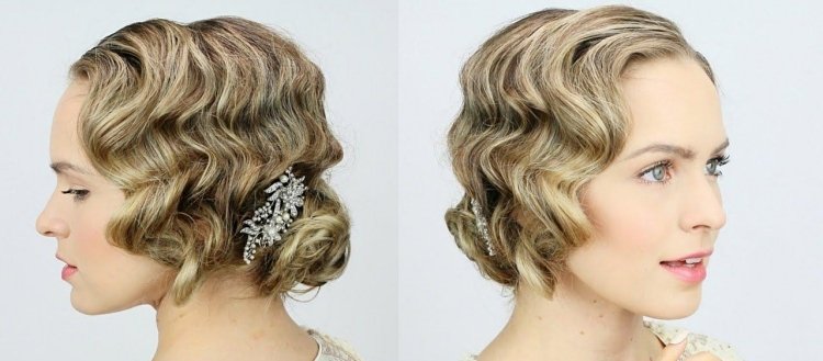 20s-hairstyles-faça-você-mesmo-tema-festa-instruções-vídeo-ondas de água-faça-você-mesmo