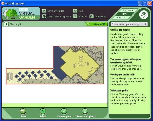 Planejador de jardim - download gratuito da interface de jardim virtual