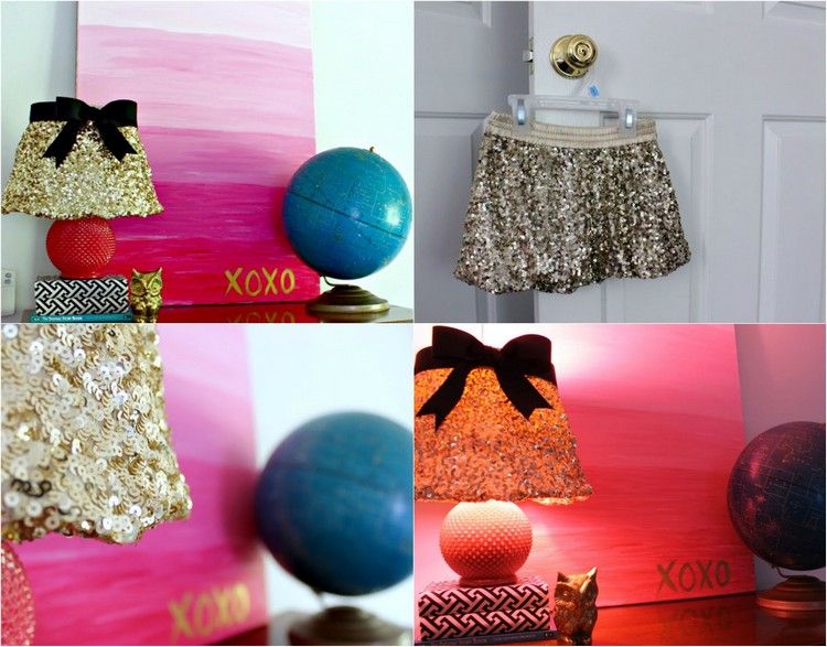 cool-tinker-ideas-teen-girl-diy-lamp-lantejoulas-saia
