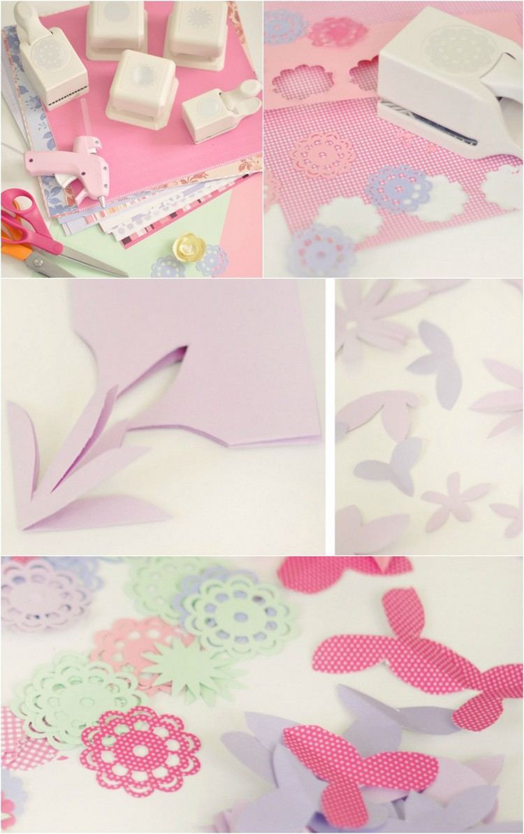 perfurador de motivos-decoração-decoração-papel-flores-cool-tinker-ideas