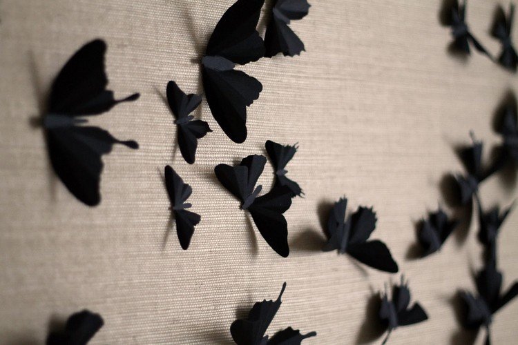 cool-tinker-ideas-room-decoration-paper-butterflies
