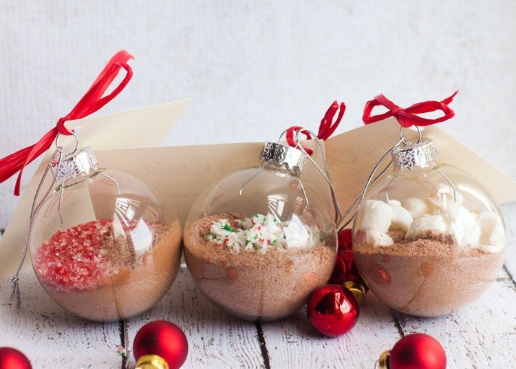 ideias de presentes para enfeites de natal marshmallow cacau