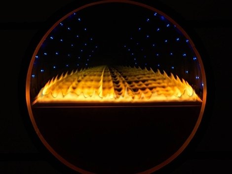 Inovação de design de lareira Heatnglo
