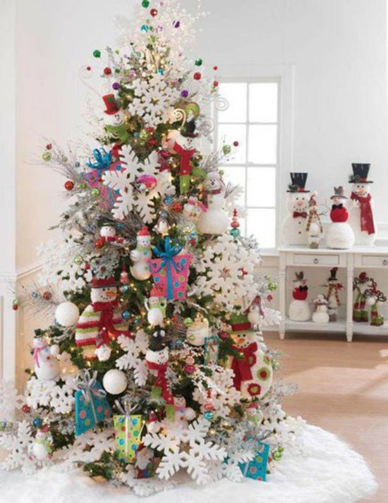 branco-rosa-caseiro-decorações de Natal