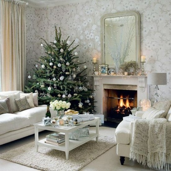 decoração clássica da árvore de natal