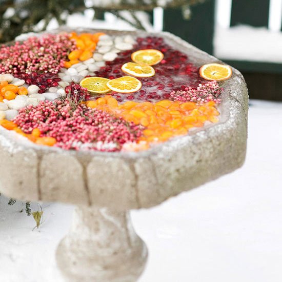 faça você mesmo as decorações de natal de inverno