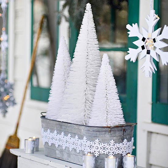 Janela estrela de papel para o Natal