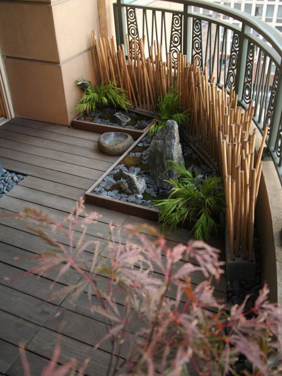 varas de bambu decoração privacidade tela varanda sensação zen