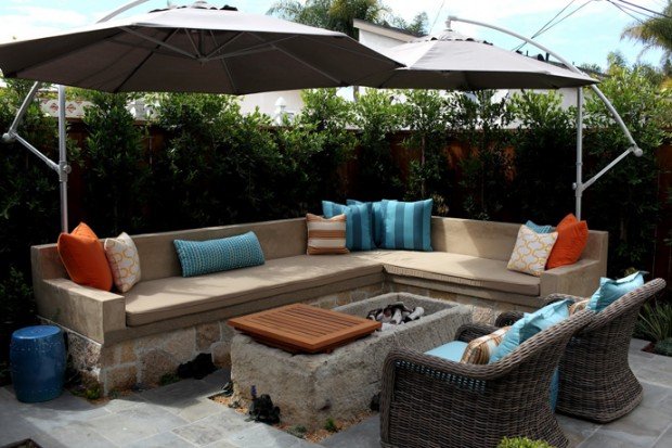guarda-chuvas-sofá-pátio-design-lindamente