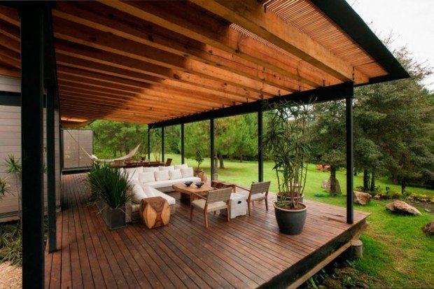 madeira-teto-jardim-projeto-revestimento de piso