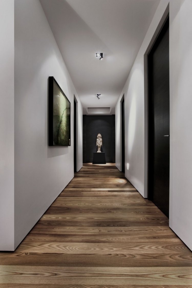 Ideias para decoração de corredores pinturas modernas